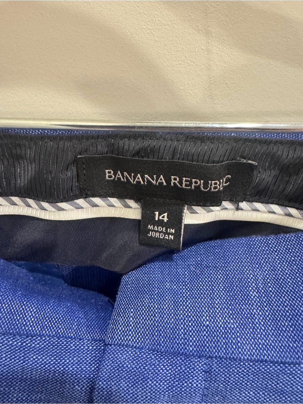 Banana Republic Linen blend Dress Pants in Blue - Picture 2 of 5